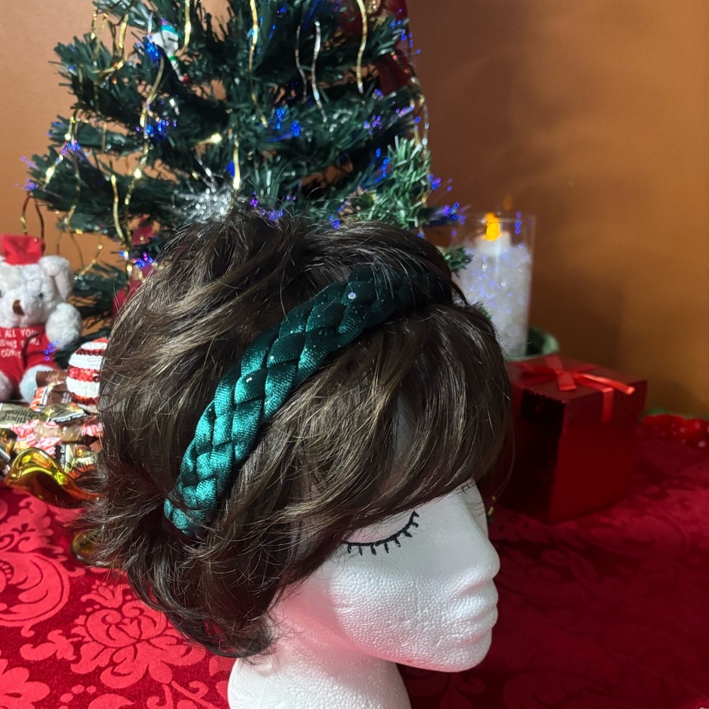 Green Sprakle Holiday Headband